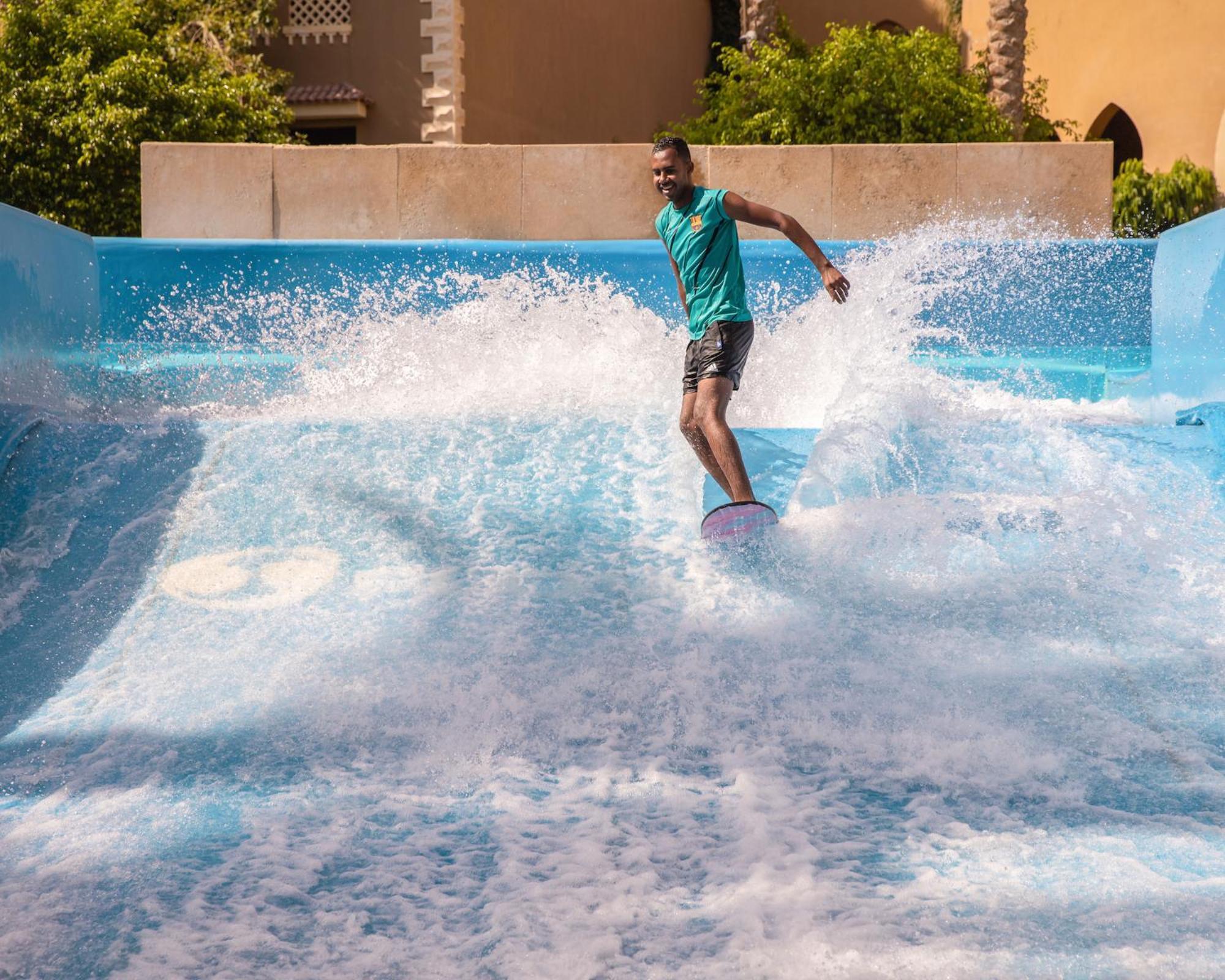 Grand Waterworld Makadi Family Star - Couples And Families Only Hotel Hurghada Exterior photo FlowRider