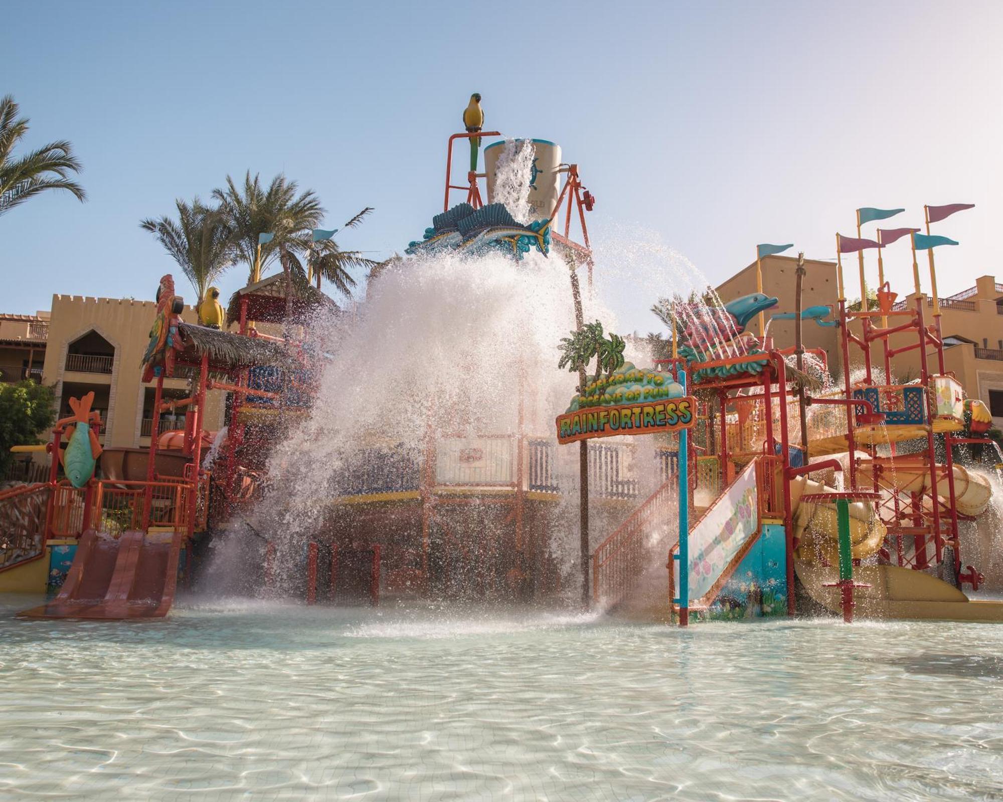 Grand Waterworld Makadi Family Star - Couples And Families Only Hotel Hurghada Exterior photo Aqua Park at the Hilton Sharm El Sheikh Resort